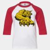 Youth Three Quarter Sleeve Baseball T-Shirt Thumbnail