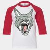 Youth Three Quarter Sleeve Baseball T-Shirt Thumbnail