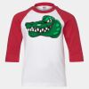 Youth Three Quarter Sleeve Baseball T-Shirt Thumbnail