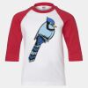 Youth Three Quarter Sleeve Baseball T-Shirt Thumbnail