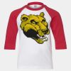 Youth Three Quarter Sleeve Baseball T-Shirt Thumbnail