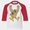 Youth Three Quarter Sleeve Baseball T-Shirt Thumbnail