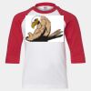 Youth Three Quarter Sleeve Baseball T-Shirt Thumbnail