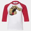 Youth Three Quarter Sleeve Baseball T-Shirt Thumbnail