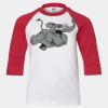 Youth Three Quarter Sleeve Baseball T-Shirt Thumbnail
