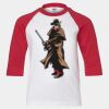 Youth Three Quarter Sleeve Baseball T-Shirt Thumbnail