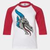 Youth Three Quarter Sleeve Baseball T-Shirt Thumbnail