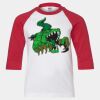 Youth Three Quarter Sleeve Baseball T-Shirt Thumbnail
