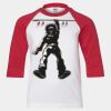 Youth Three Quarter Sleeve Baseball T-Shirt Thumbnail