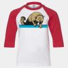 Youth Three Quarter Sleeve Baseball T-Shirt Thumbnail