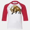 Youth Three Quarter Sleeve Baseball T-Shirt Thumbnail