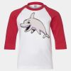 Youth Three Quarter Sleeve Baseball T-Shirt Thumbnail