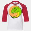 Youth Three Quarter Sleeve Baseball T-Shirt Thumbnail