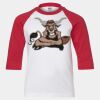 Youth Three Quarter Sleeve Baseball T-Shirt Thumbnail