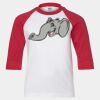 Youth Three Quarter Sleeve Baseball T-Shirt Thumbnail