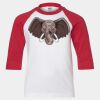 Youth Three Quarter Sleeve Baseball T-Shirt Thumbnail
