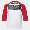 Youth Three Quarter Sleeve Baseball T-Shirt Thumbnail