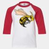 Youth Three Quarter Sleeve Baseball T-Shirt Thumbnail