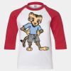 Youth Three Quarter Sleeve Baseball T-Shirt Thumbnail