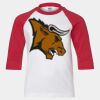 Youth Three Quarter Sleeve Baseball T-Shirt Thumbnail