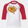 Youth Three Quarter Sleeve Baseball T-Shirt Thumbnail