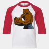 Youth Three Quarter Sleeve Baseball T-Shirt Thumbnail