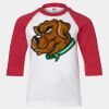 Youth Three Quarter Sleeve Baseball T-Shirt Thumbnail
