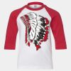 Youth Three Quarter Sleeve Baseball T-Shirt Thumbnail
