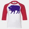 Youth Three Quarter Sleeve Baseball T-Shirt Thumbnail
