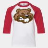 Youth Three Quarter Sleeve Baseball T-Shirt Thumbnail