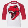 Youth Three Quarter Sleeve Baseball T-Shirt Thumbnail