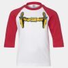Youth Three Quarter Sleeve Baseball T-Shirt Thumbnail