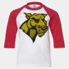 Youth Three Quarter Sleeve Baseball T-Shirt Thumbnail