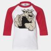 Youth Three Quarter Sleeve Baseball T-Shirt Thumbnail