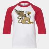 Youth Three Quarter Sleeve Baseball T-Shirt Thumbnail