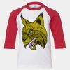 Youth Three Quarter Sleeve Baseball T-Shirt Thumbnail