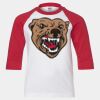 Youth Three Quarter Sleeve Baseball T-Shirt Thumbnail
