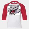 Youth Three Quarter Sleeve Baseball T-Shirt Thumbnail