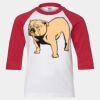 Youth Three Quarter Sleeve Baseball T-Shirt Thumbnail