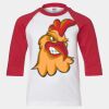 Youth Three Quarter Sleeve Baseball T-Shirt Thumbnail