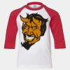 Youth Three Quarter Sleeve Baseball T-Shirt Thumbnail
