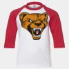 Youth Three Quarter Sleeve Baseball T-Shirt Thumbnail