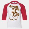 Youth Three Quarter Sleeve Baseball T-Shirt Thumbnail