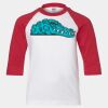 Youth Three Quarter Sleeve Baseball T-Shirt Thumbnail