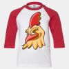 Youth Three Quarter Sleeve Baseball T-Shirt Thumbnail