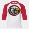 Youth Three Quarter Sleeve Baseball T-Shirt Thumbnail
