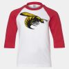 Youth Three Quarter Sleeve Baseball T-Shirt Thumbnail