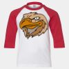 Youth Three Quarter Sleeve Baseball T-Shirt Thumbnail