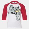 Youth Three Quarter Sleeve Baseball T-Shirt Thumbnail