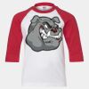 Youth Three Quarter Sleeve Baseball T-Shirt Thumbnail